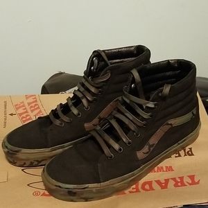 Van's Sk8-Hi Black Camo Canvas